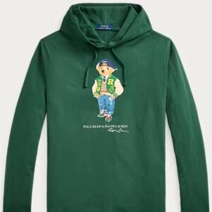 Polo Ralph Lauren Green Polo Bear Hoodie LT